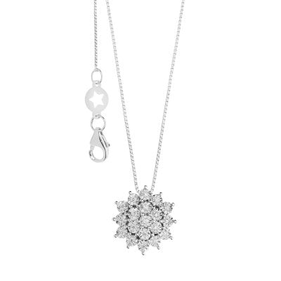 Comete Gioielli - Collana Momenti - Oro Bianco - Diamanti