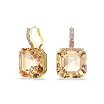 Swarovski - Orecchini Millenia - Cristalli - Oro