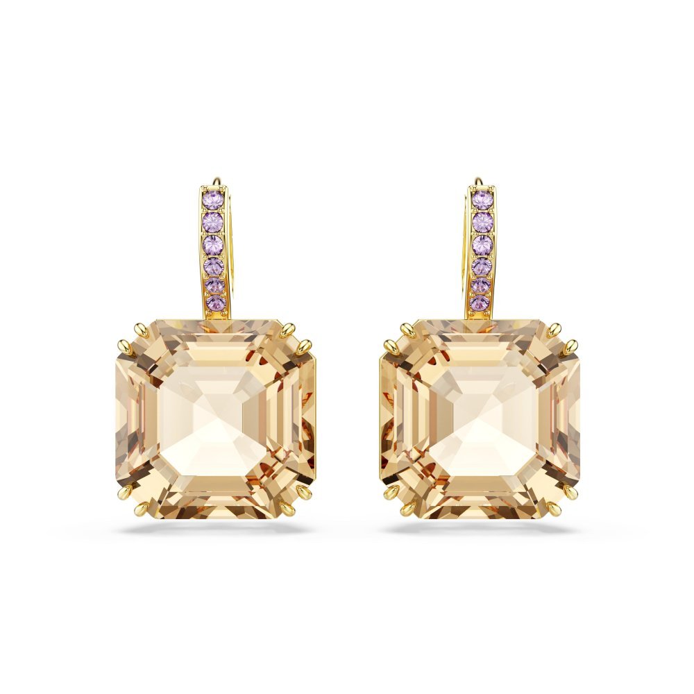 Swarovski - Orecchini Millenia - Cristalli - Oro