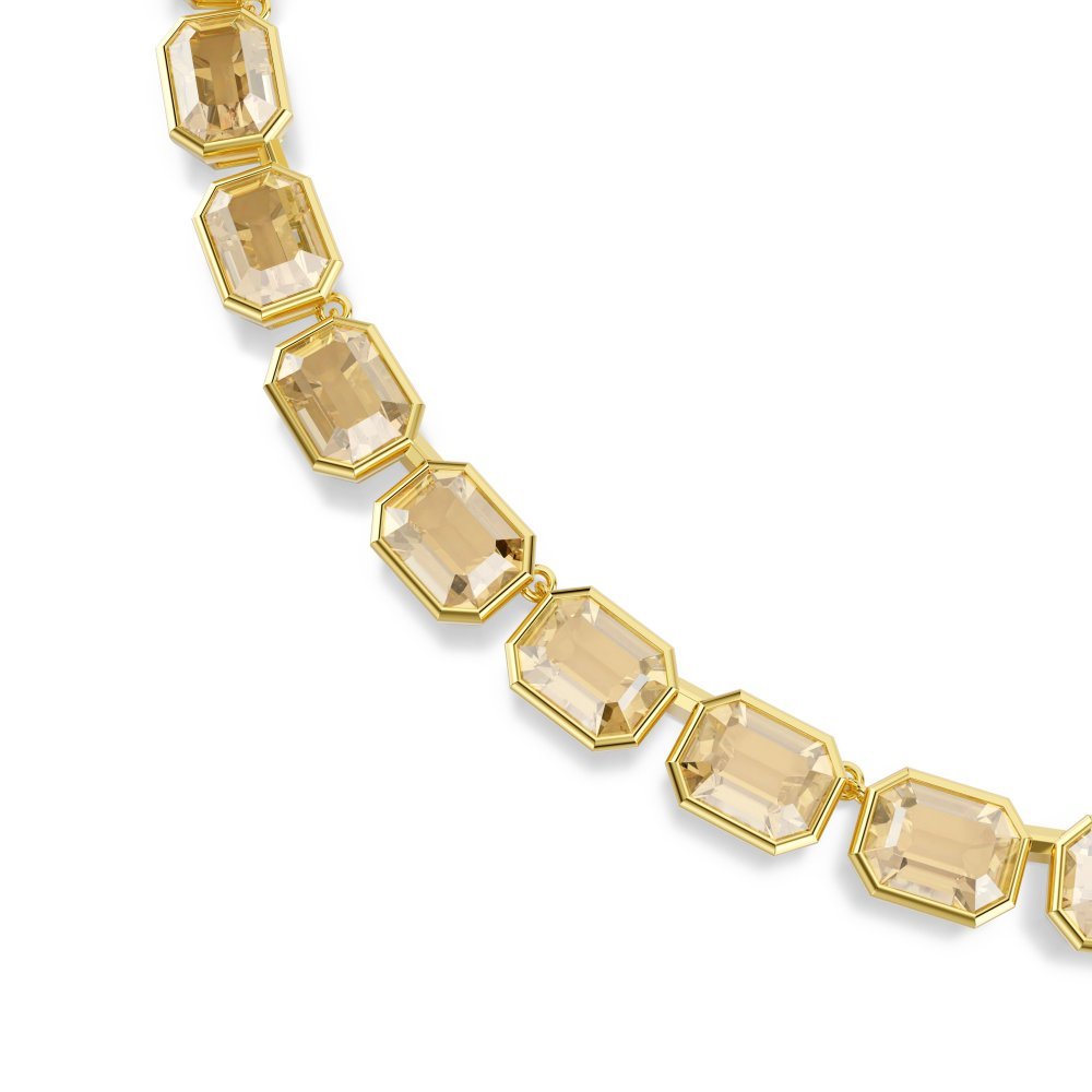 Swarovski - Collana Millenia - Cristalli - Giallo