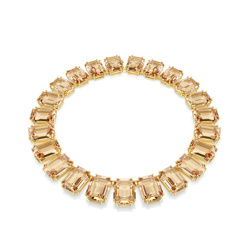 Swarovski - Collana Millenia - Cristalli - Oro