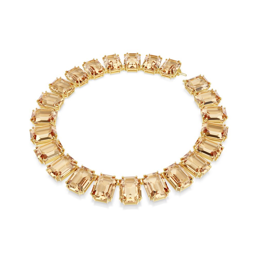 Swarovski - Collana Millenia - Cristalli - Oro