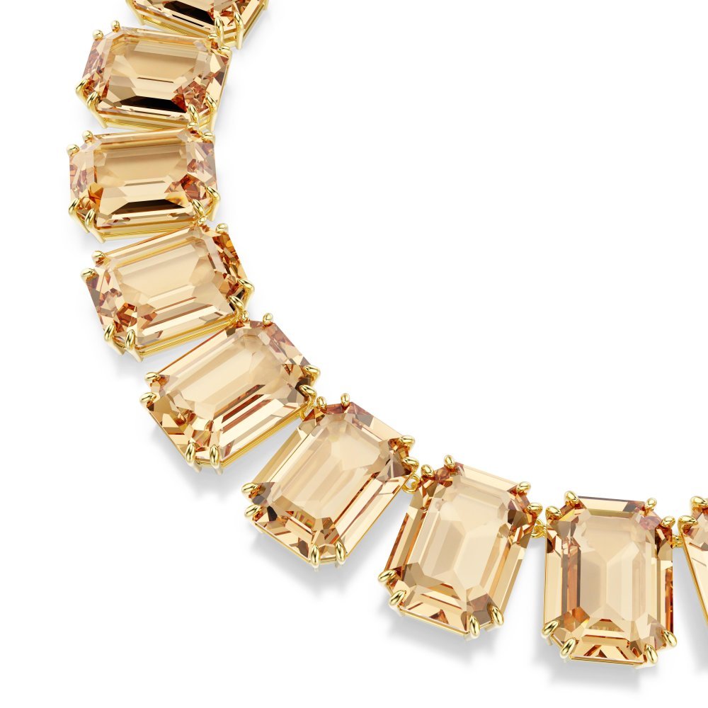 Swarovski - Collana Millenia - Cristalli - Oro