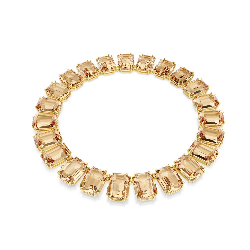 Swarovski - Collana Millenia - Cristalli - Oro
