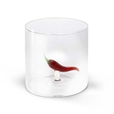Wd Lifestyle - Bicchiere Peperoncino - Vetro Borosilicato
