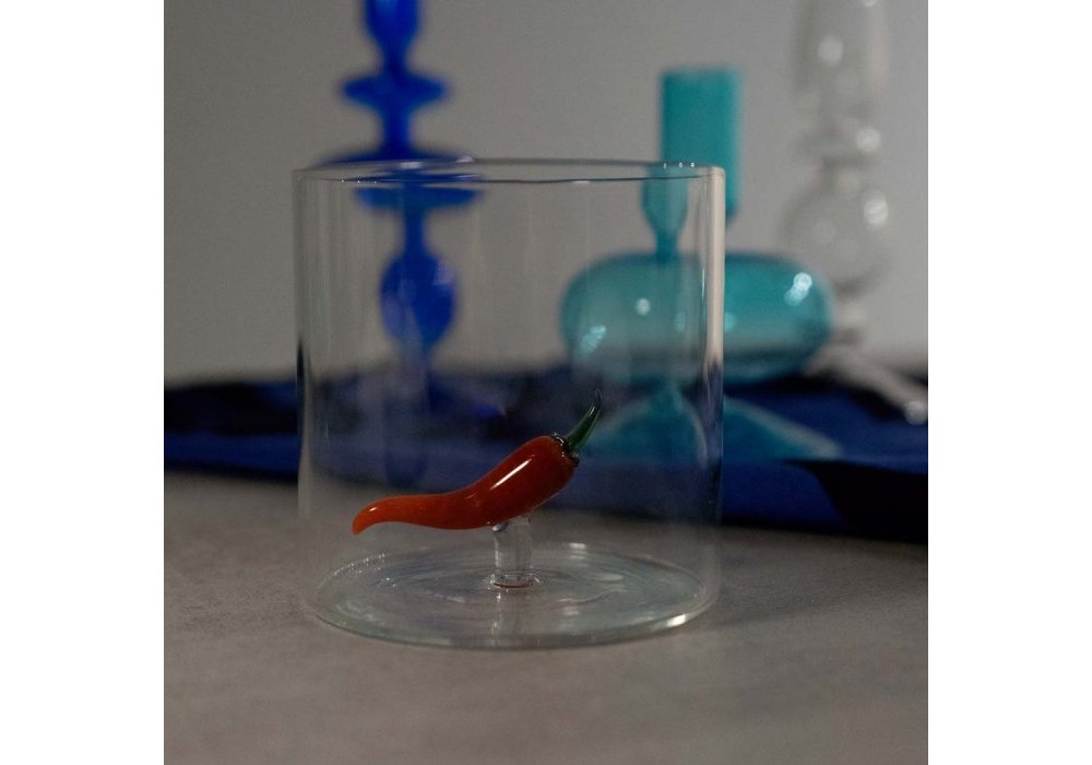 Wd Lifestyle - Bicchiere Peperoncino - Vetro Borosilicato