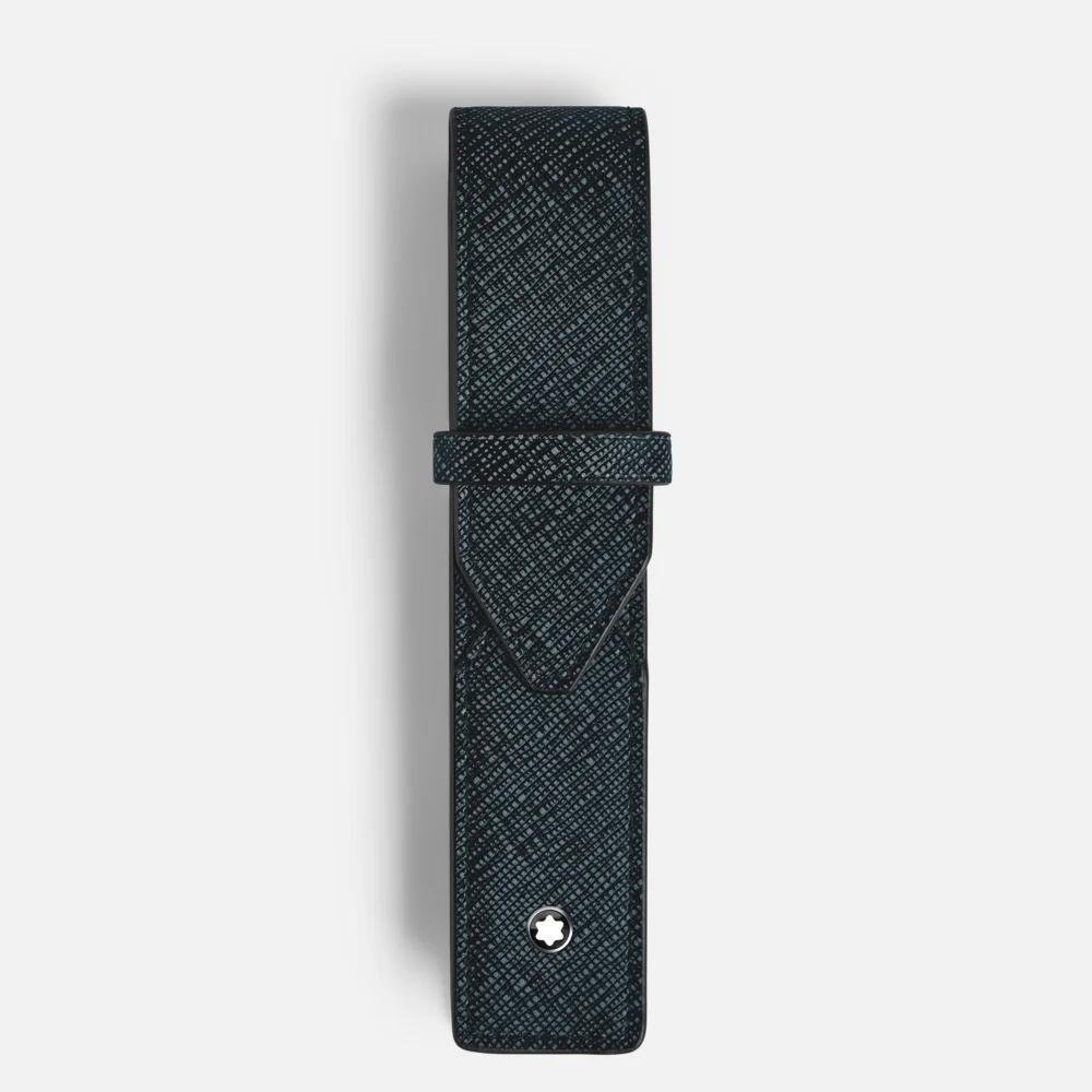 Montblanc - Astuccio Sartorial - Blu E Nero