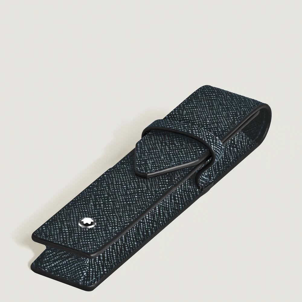 Montblanc - Astuccio Sartorial - Blu E Nero