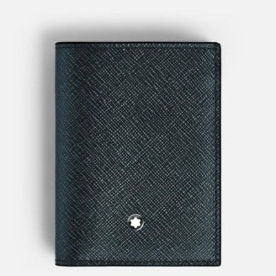 Montblanc - Portafoglio Mini - Pelle - Blu