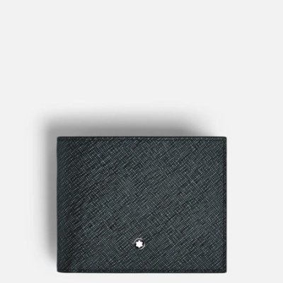 Montblanc - Portafoglio Sartorial - Pelle - Blu/Nero