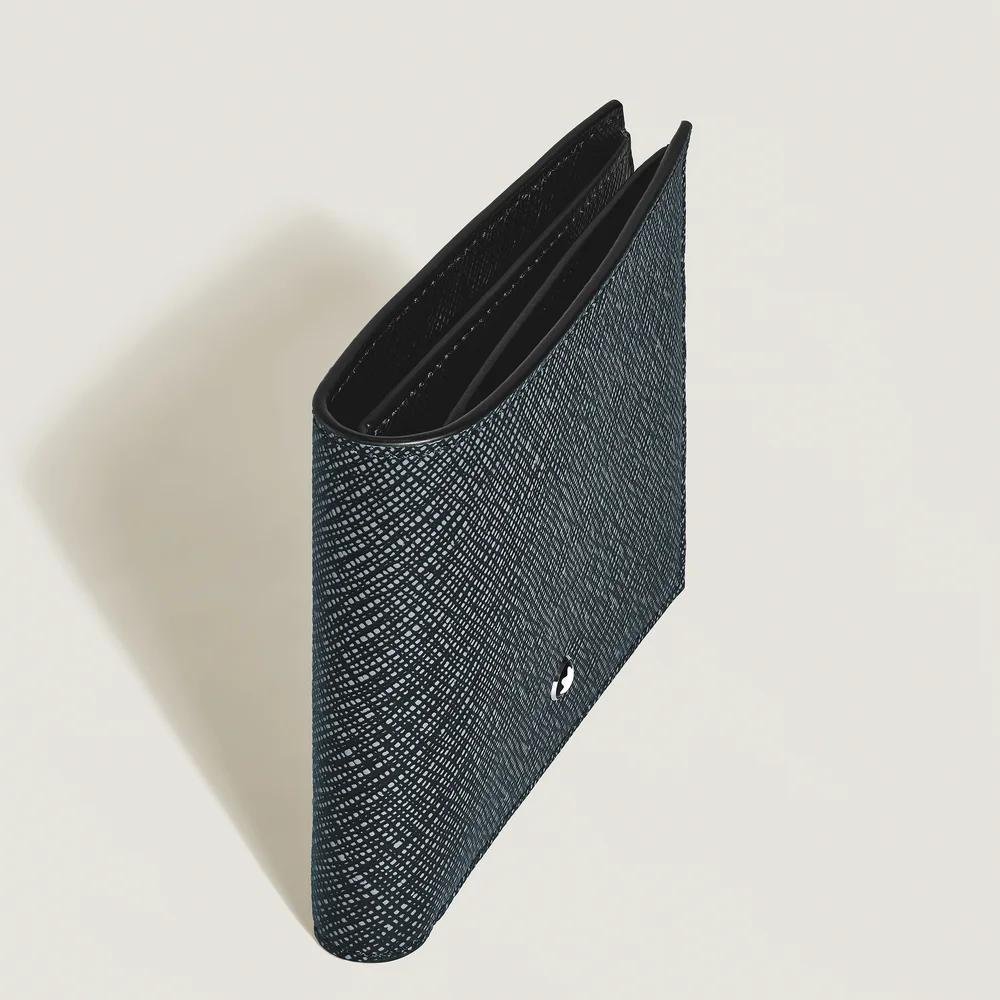 Montblanc - Portafoglio Sartorial - Pelle - Blu/Nero
