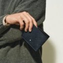 Montblanc - Portafoglio Sartorial - Pelle - Blu/Nero