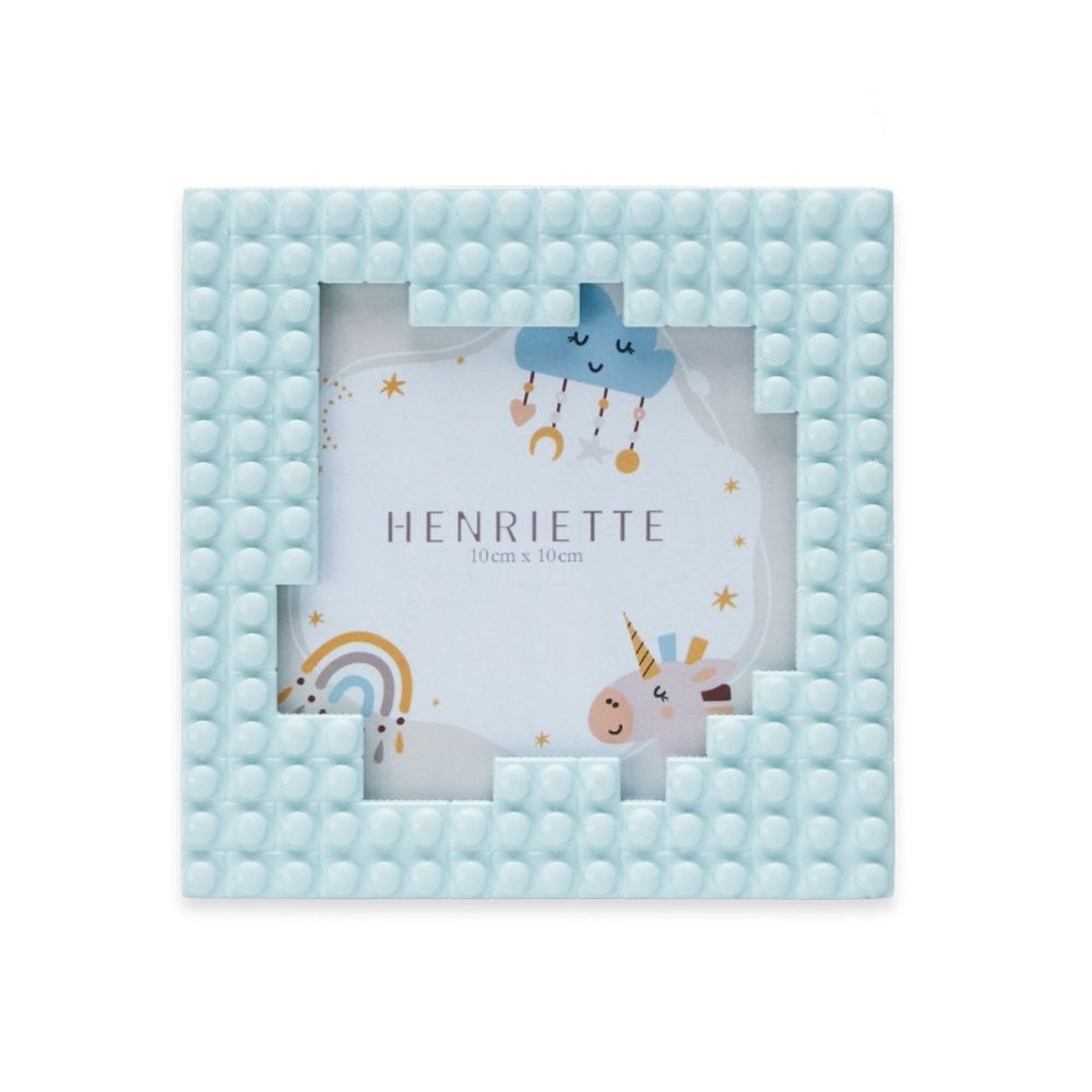 Henriette - Cornice Bomboniera - Resina - Azzurro