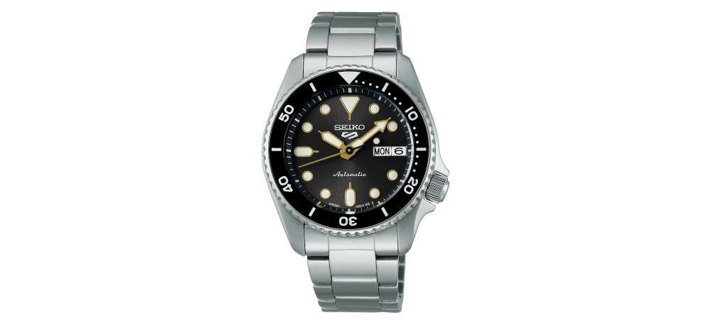 Seiko - Orologio 5 Automatico - Acciaio - Nero