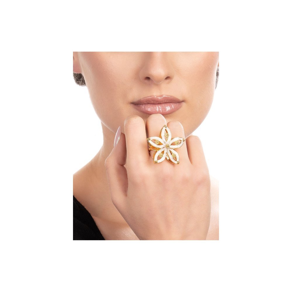 Spadafora - Anello Royale - Argento - Perle