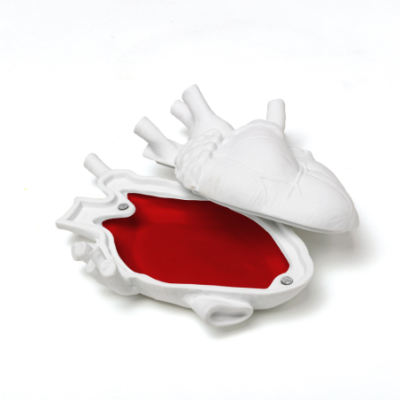 Seletti - Scatola Love In Bloom - Velluto Rosso