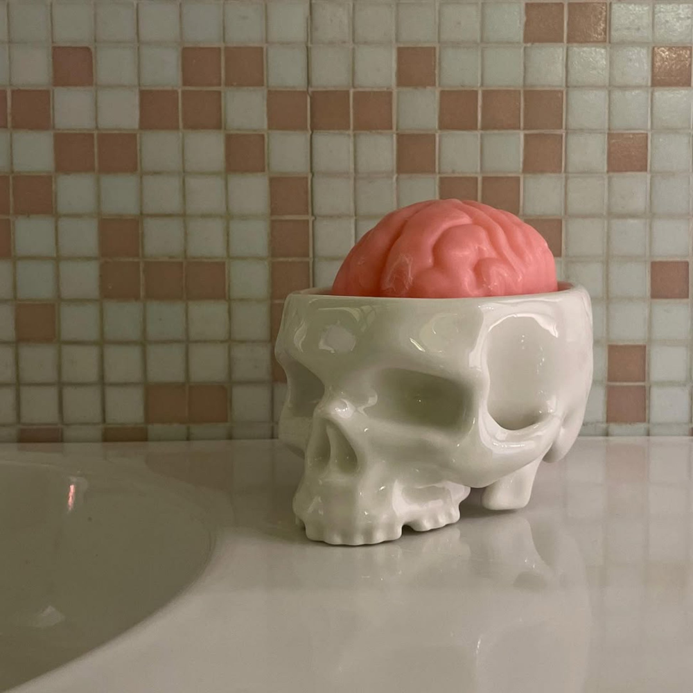 Seletti - Porta Sapone Brain Wash - White