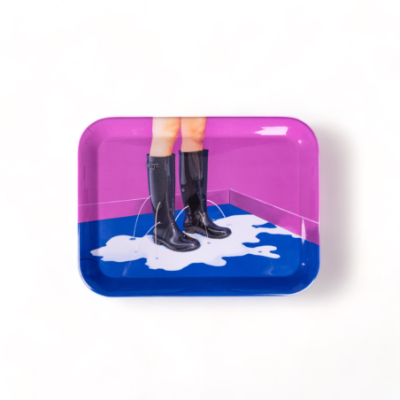 Seletti - Vassoio Milky Boots - Elegante E Utile