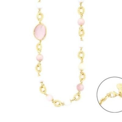 4Us Cesare Paciotti - Collana Giada E Morganite