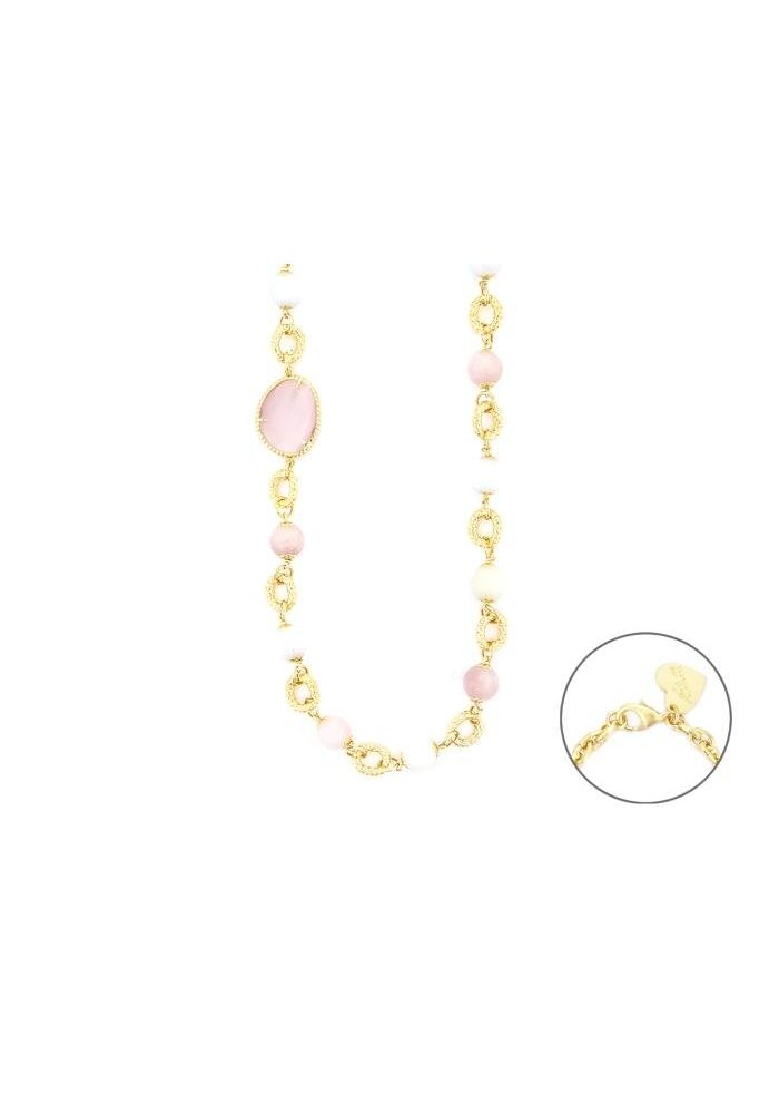 4Us Cesare Paciotti - Collana Giada E Morganite