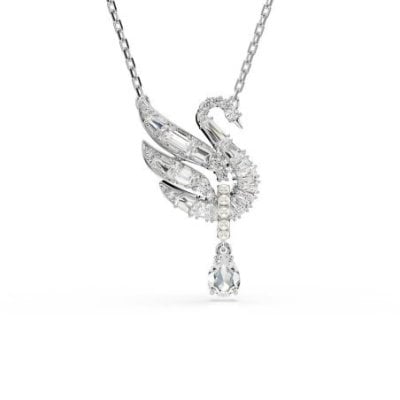Swarovski - Pendente Swan - Cristalli - Bianco