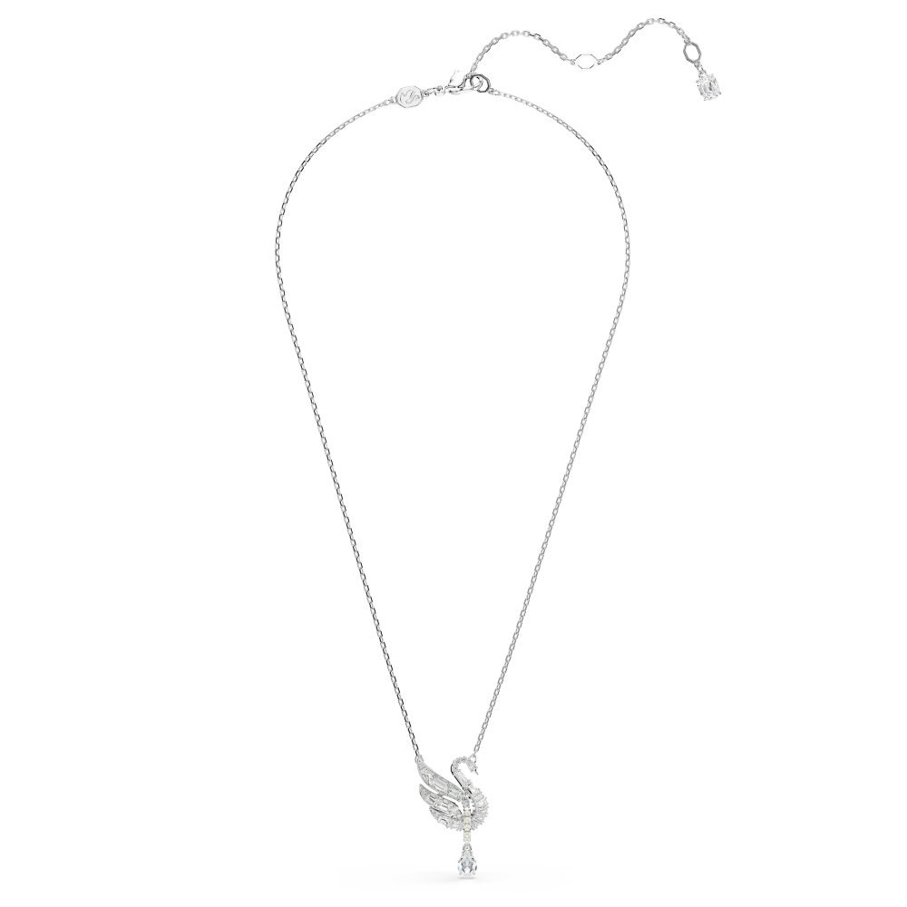 Swarovski - Pendente Swan - Cristalli - Bianco