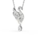 Swarovski - Pendente Swan - Cristalli - Bianco