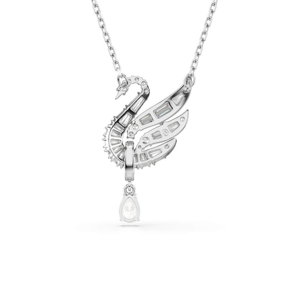 Swarovski - Pendente Swan - Cristalli - Bianco