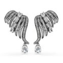 Swarovski - Orecchini Ear Cuff - Placcato Rutenio