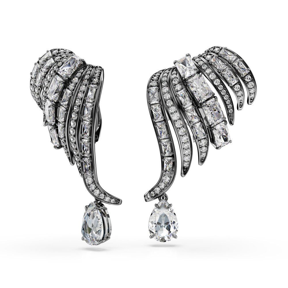 Swarovski - Orecchini Ear Cuff - Placcato Rutenio