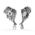 Swarovski - Orecchini Ear Cuff - Placcato Rutenio