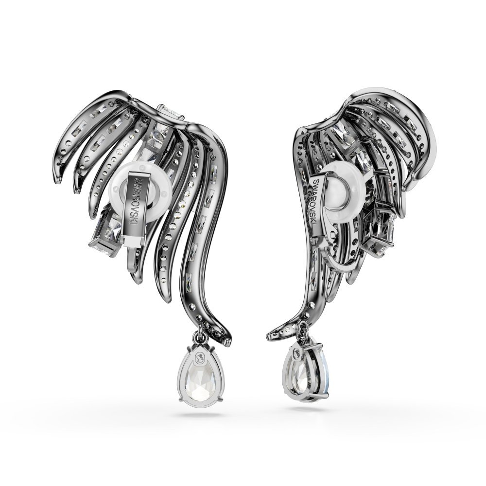 Swarovski - Orecchini Ear Cuff - Placcato Rutenio