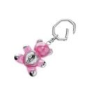 Swarovski - Portachiavi Teddy - Resina Rosa - Cristallo
