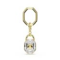 Swarovski - Portachiavi Lucchetto - Cristalli - Oro