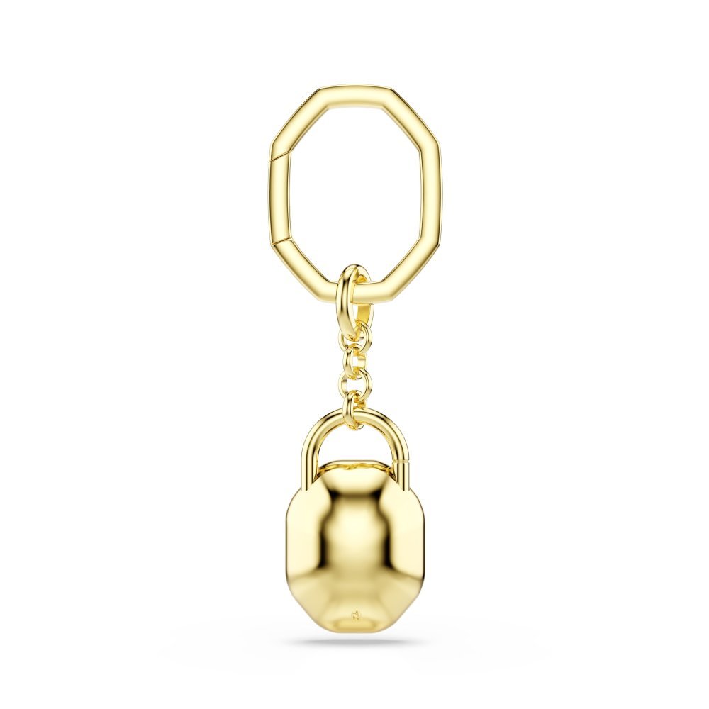 Swarovski - Portachiavi Lucchetto - Cristalli - Oro