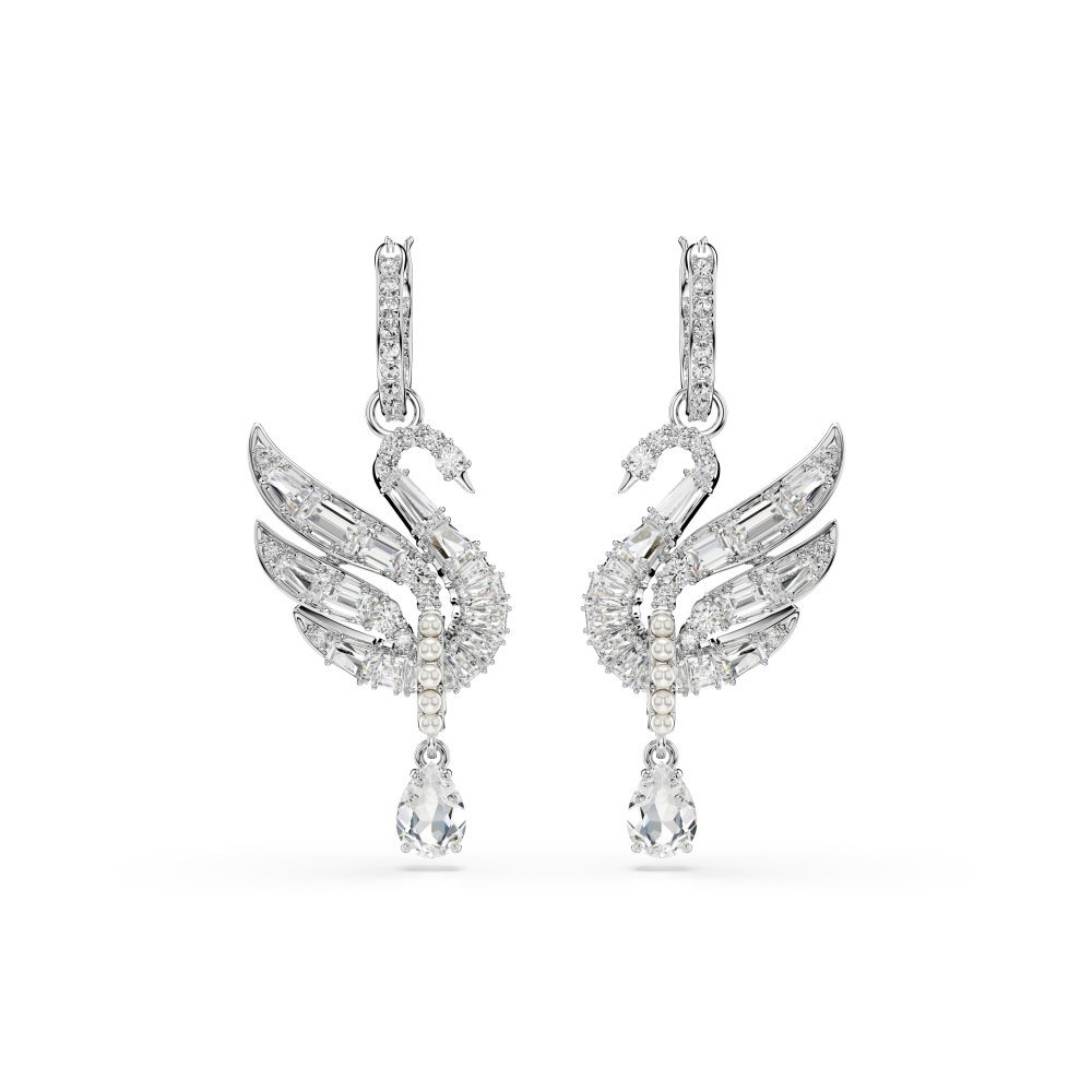 Swarovski - Orecchini Swan - Eleganti - Cristalli