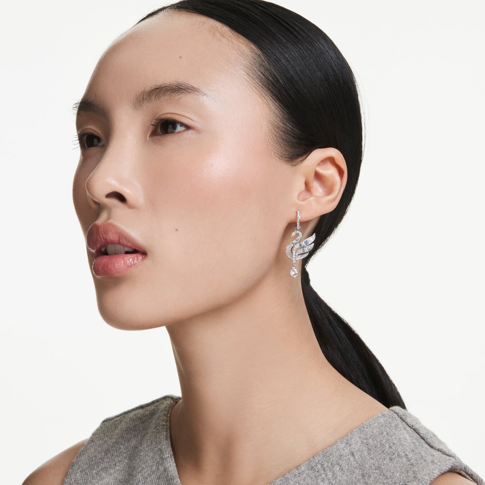 Swarovski - Orecchini Swan - Eleganti - Cristalli