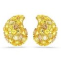 Swarovski - Orecchini A Clip Gema - Cristalli - Giallo