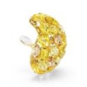 Swarovski - Orecchini A Clip Gema - Cristalli - Giallo