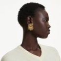 Swarovski - Orecchini A Clip Gema - Cristalli - Giallo