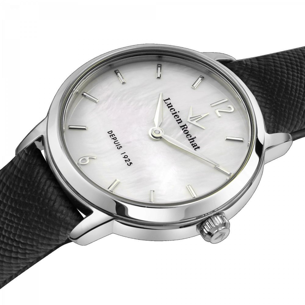 Lucien Rochat - Just Time Donna - Acciaio, Pelle