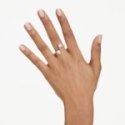 Swarovski - Mesmera Open Ring - Gold-Tone - White