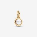 Charm Mini Pendente Sun con Perla d’Acqua Dolce Coltivata Pandora ME