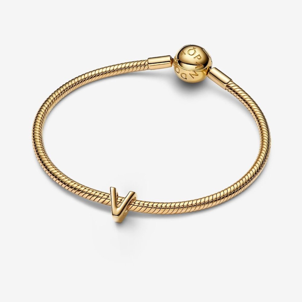 Charm Lettera V piccola