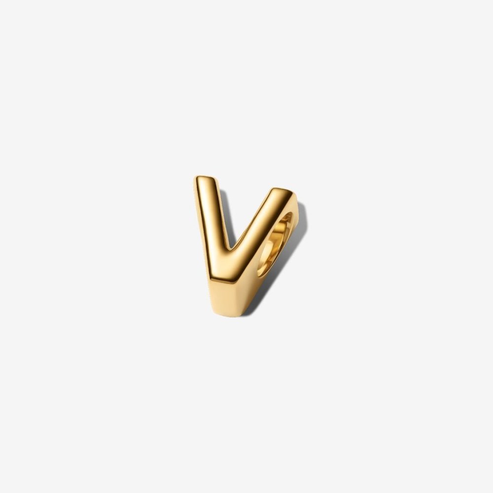 Charm Lettera V piccola