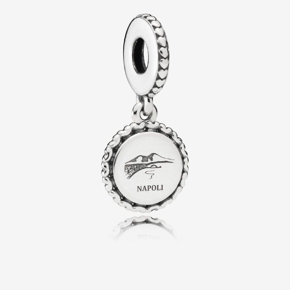 Charm Pendente Vesuvio Napoli