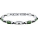Maserati Gioielli - Bracciale Ceramic - Uomo - Acciaio