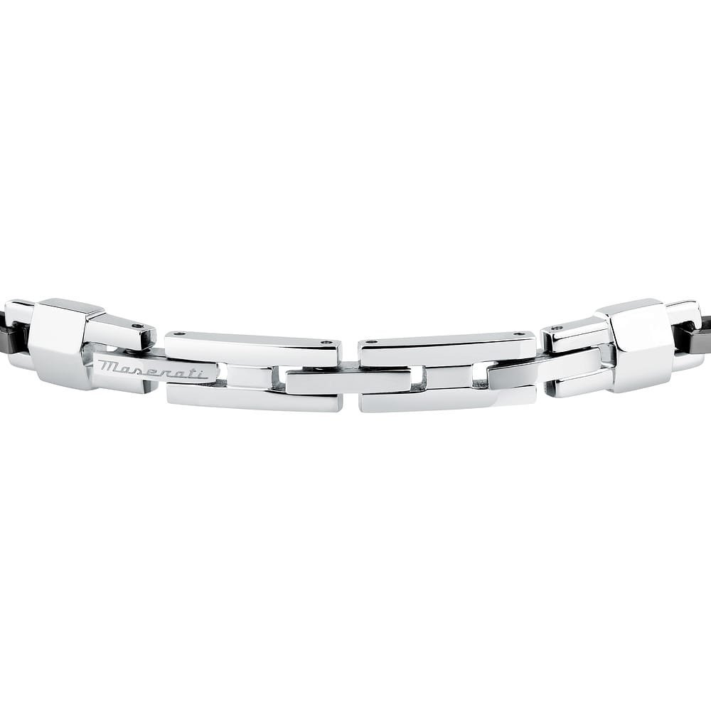 Maserati Gioielli - Bracciale Ceramic - Uomo - Acciaio
