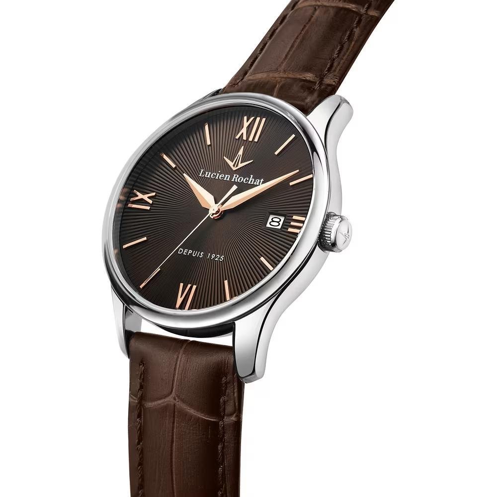 Lucien Rochat - Orologio Montreux - Acciaio - Pelle