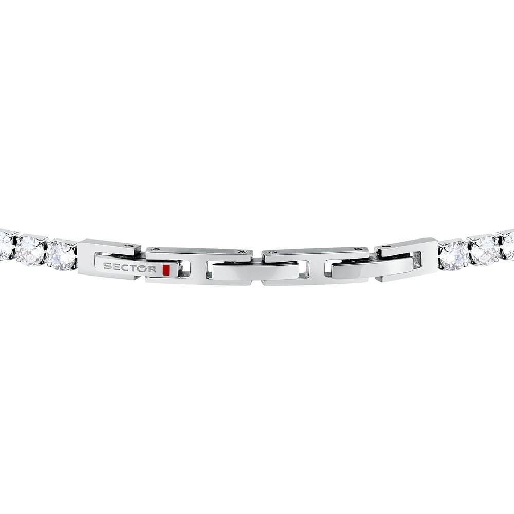Sector - Bracciale Tennis - Uomo - Acciaio
